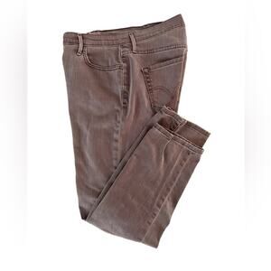 Levi's The Original Jean Boyfriend Cropped Jeans Lavender, size 6